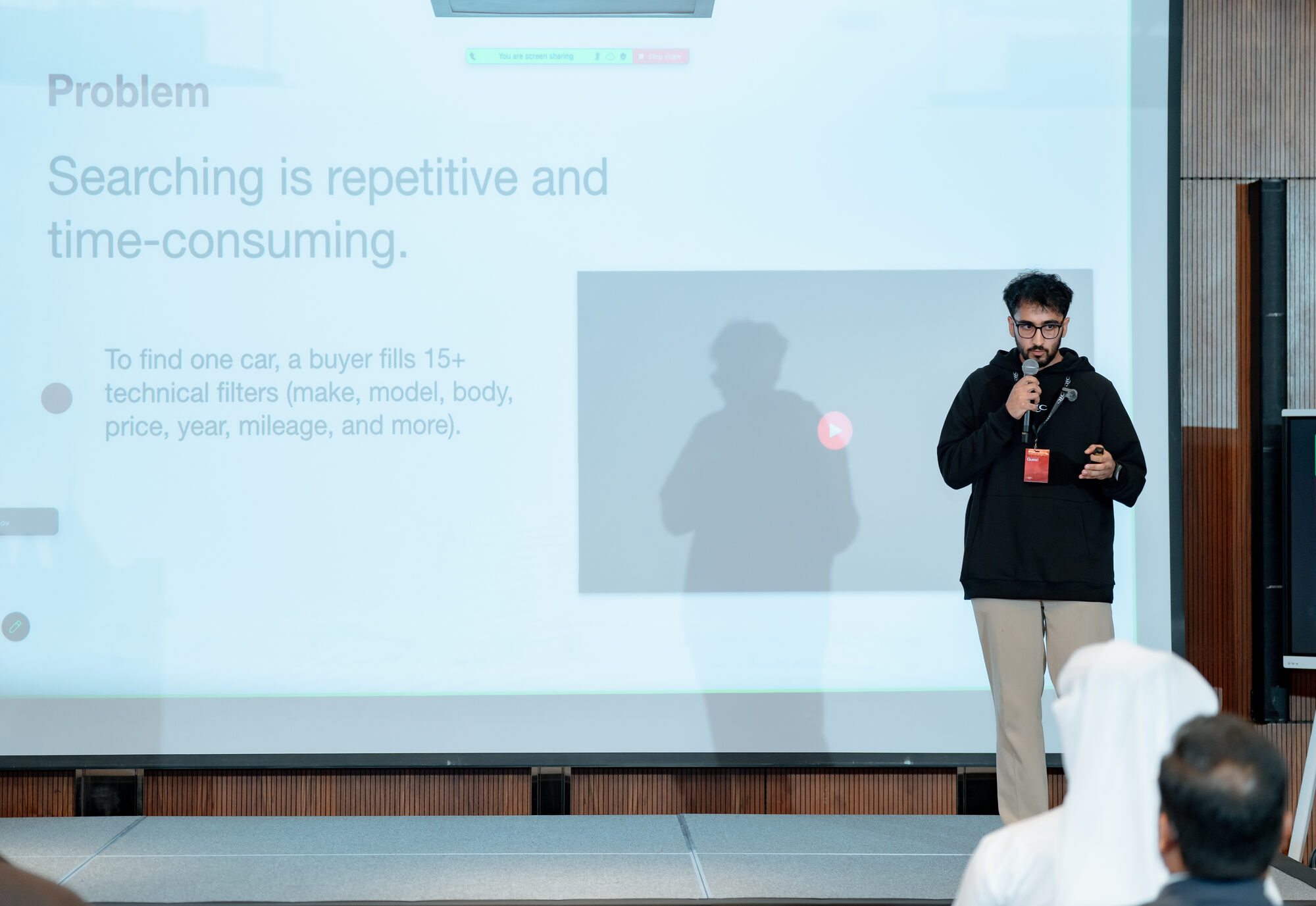 The problem: searching with filters is repetitive and slow.