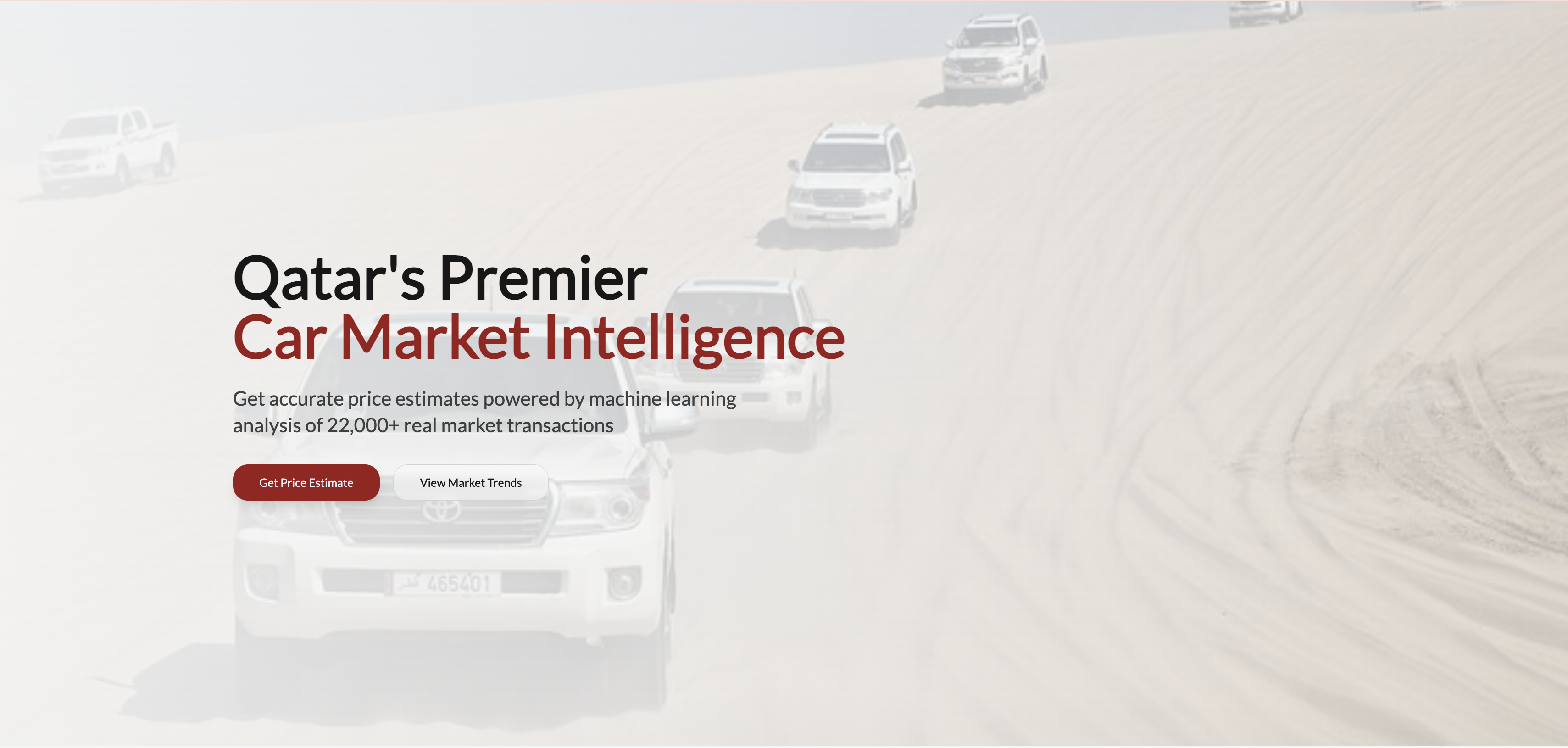 QAR Market -- Qatar's Premier Car Market Intelligence Platform